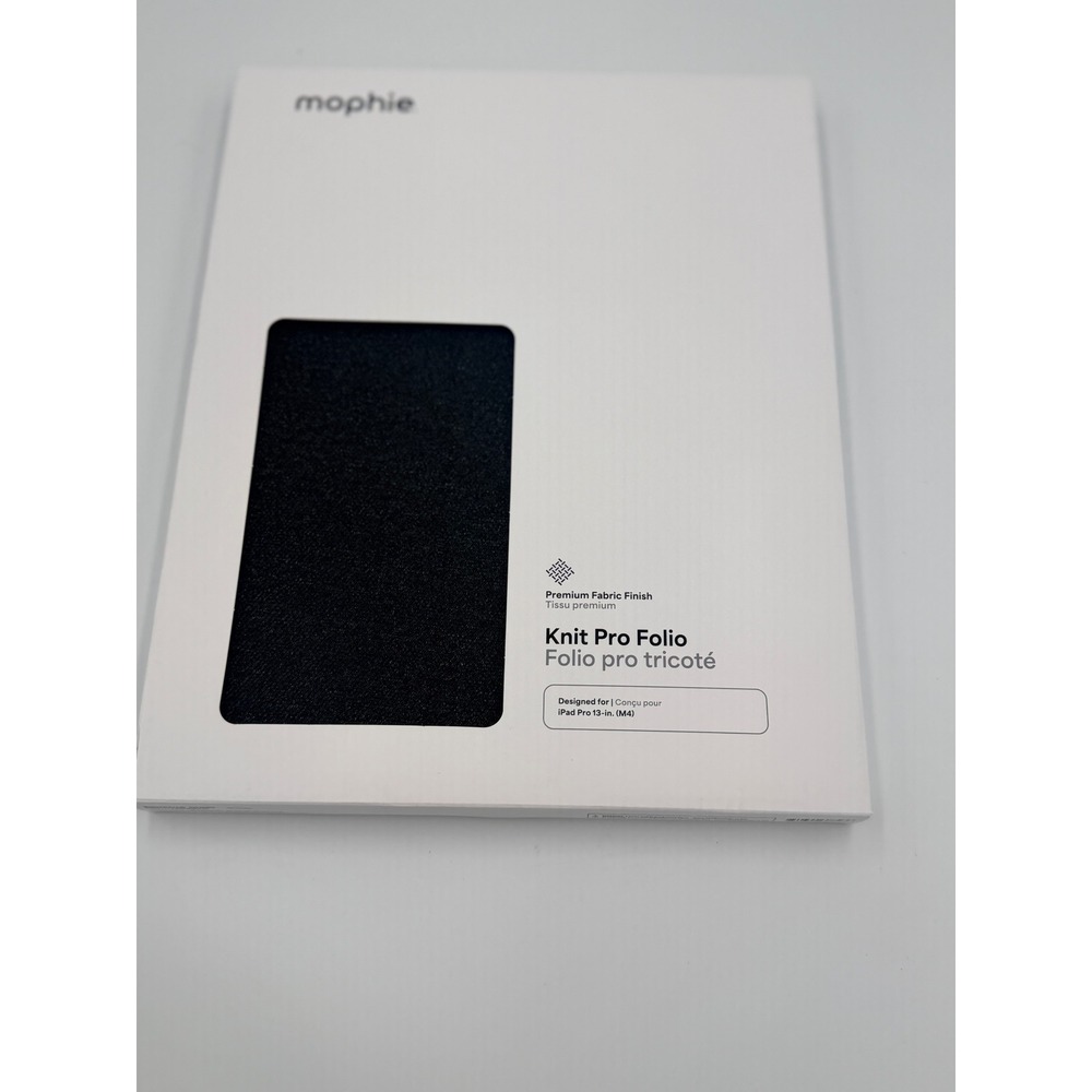 Mophie Knit‎ Pro Folio iPad Pro 13-inch Black Premium Fabric Case JM4425033907